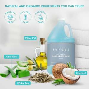 Diversified Hospitality, H2O Tropical Infusé, Hand & Body Wash Lotion Soap,  1 gal Bottle