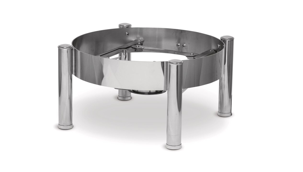Stand chafing dish redondo.