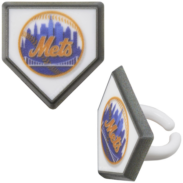 MLB® Home Plate Team Logo Cupcake Rings