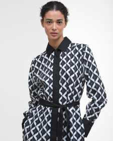 Kleid Denim Printed Midi Multi