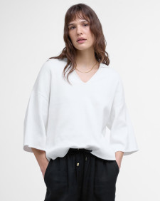 Natalia Knitted T-Shirt Cloud