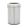 Rubbermaid Commercial, Refine™, 21 gal, Metal, Stainless Steel, Half Round, Receptacle
