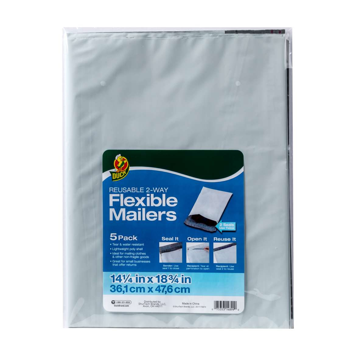 Duck® Brand Reusable 2-Way Flexible Mailers Image