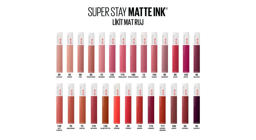 Maybelline New York Super Stay Matte Ink Likit Mat Ruj - 155 Savant - Nude/Pembe
