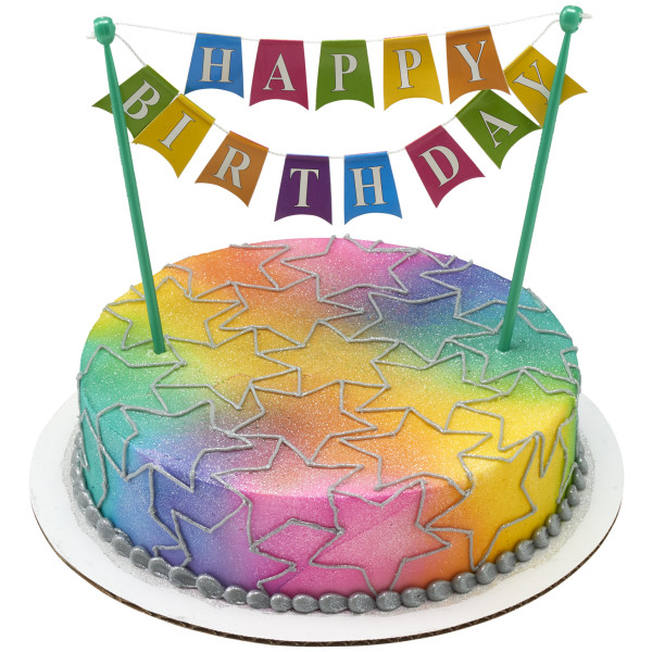 Happy Birthday Banner Layon