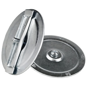 3 Inch Zinc Plated Steel 3-Piece Knockout Seal