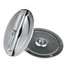 3 Inch Zinc Plated Steel 3-Piece Knockout Seal