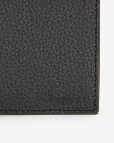 Grain Leather Billfold Wallet Classic Black