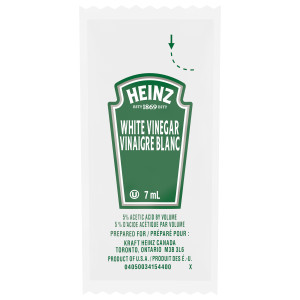 HEINZ Single Serve White Vinegar 7ml 500 image