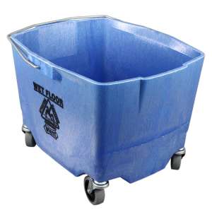 Impact, White, 35qt, Mop Bucket w/o Wringer, Blue