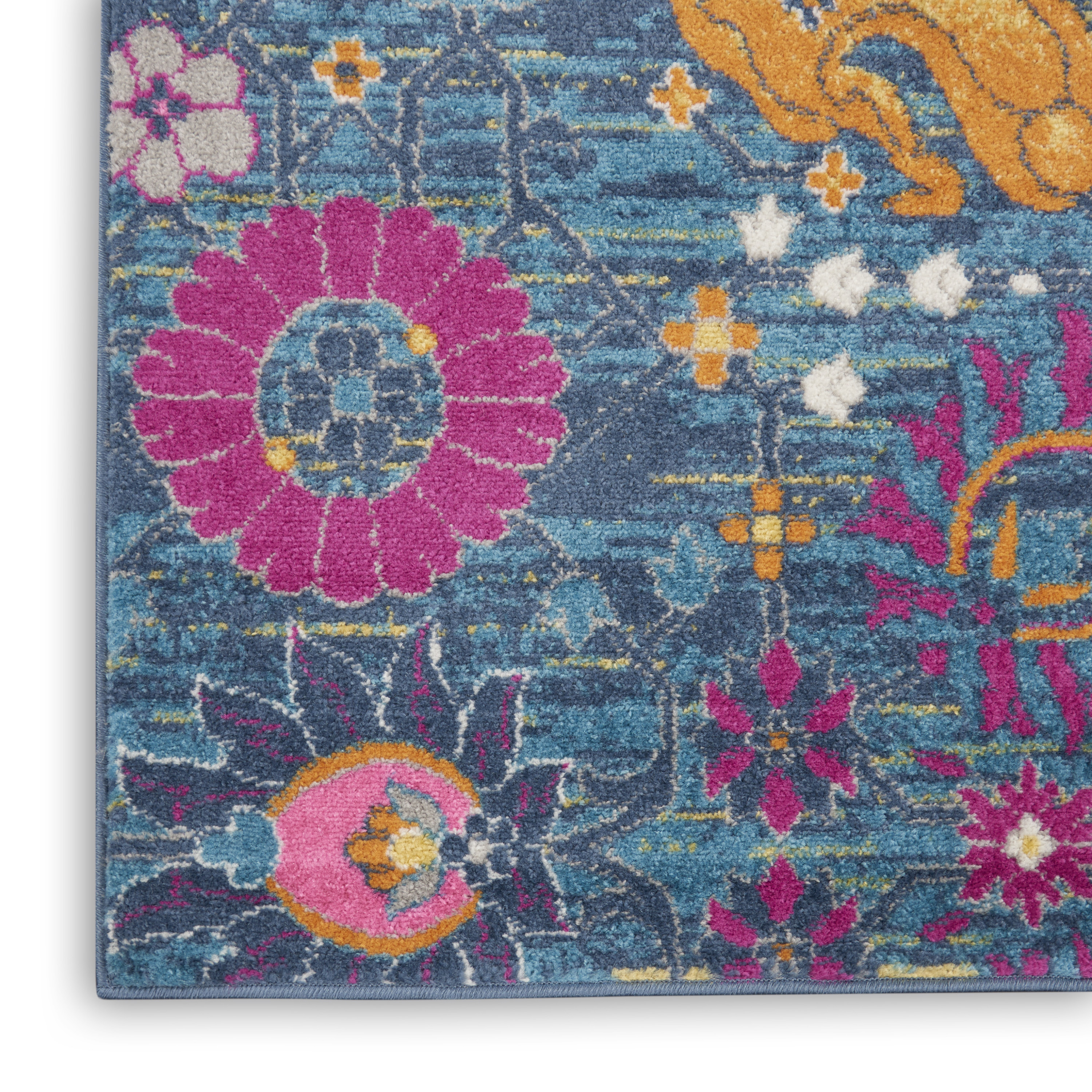 Nourison Passion 5'3" x 7'3" Denim Bohemian Indoor Rug