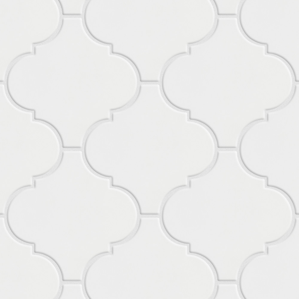 Provenzale Lantern White 7-7/8 in. x 7-7/8 in. Porcelain Floor and Wall Tile