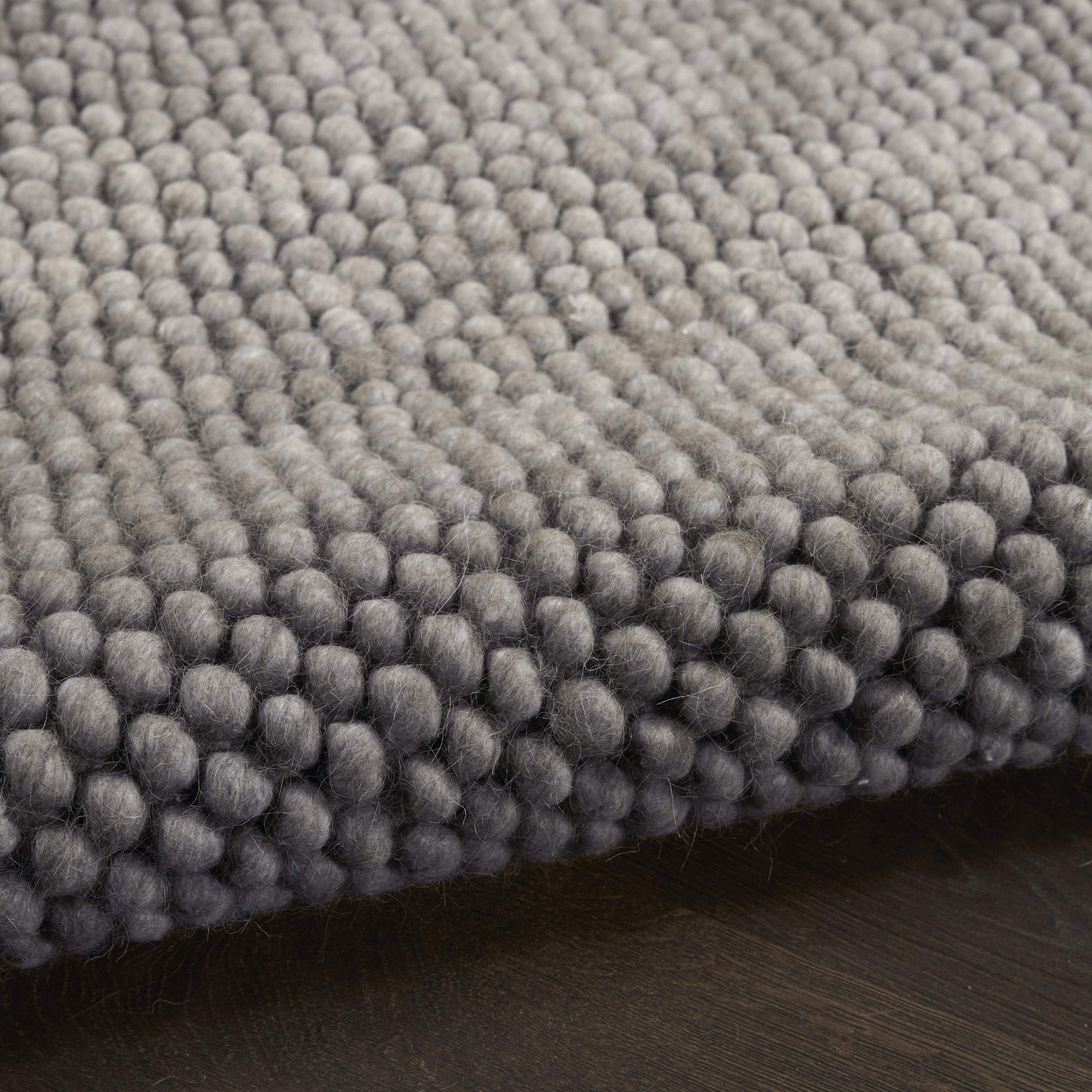 DKNY Pure Knots 4' x 6' Grey Modern Indoor Rug