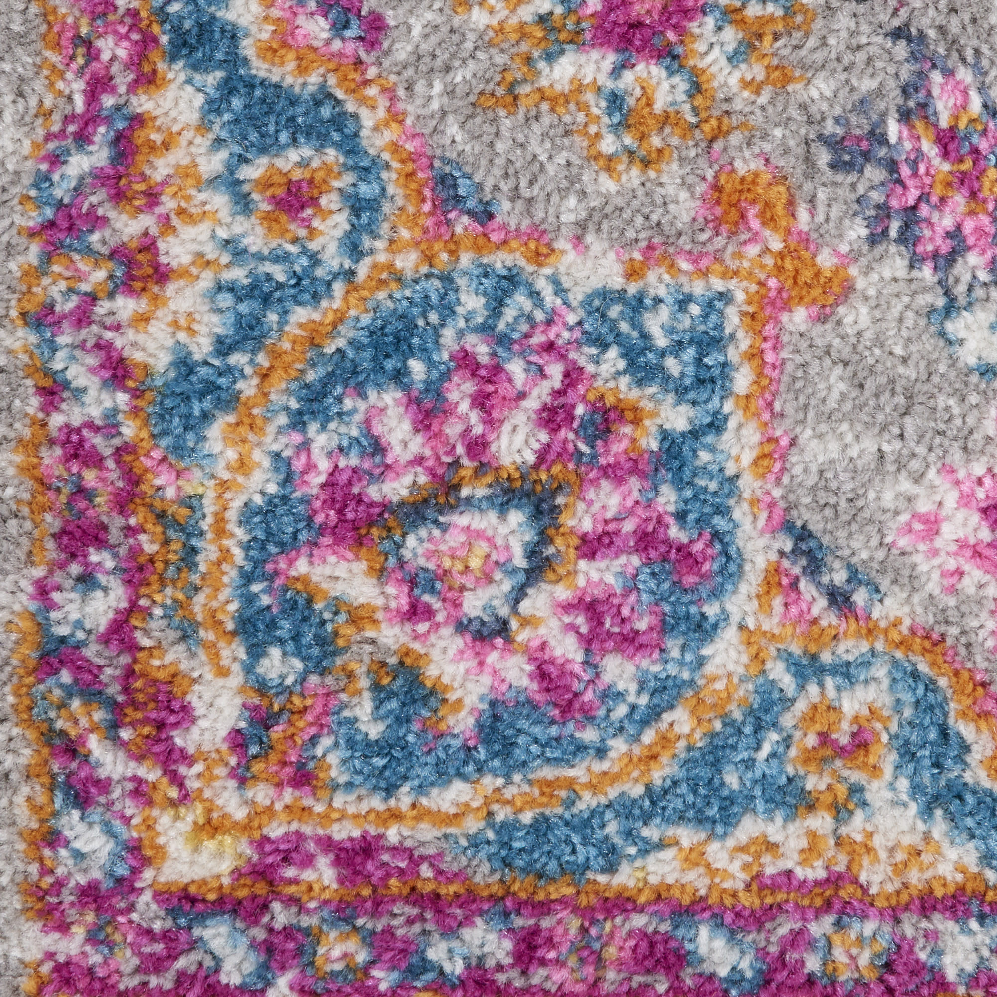 Nourison Passion 1'10" x 2'10" Grey Multicolor Transitional Indoor Rug