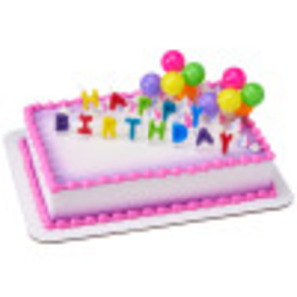 Happy Birthday Neon Candles | DecoSet® | DecoPac