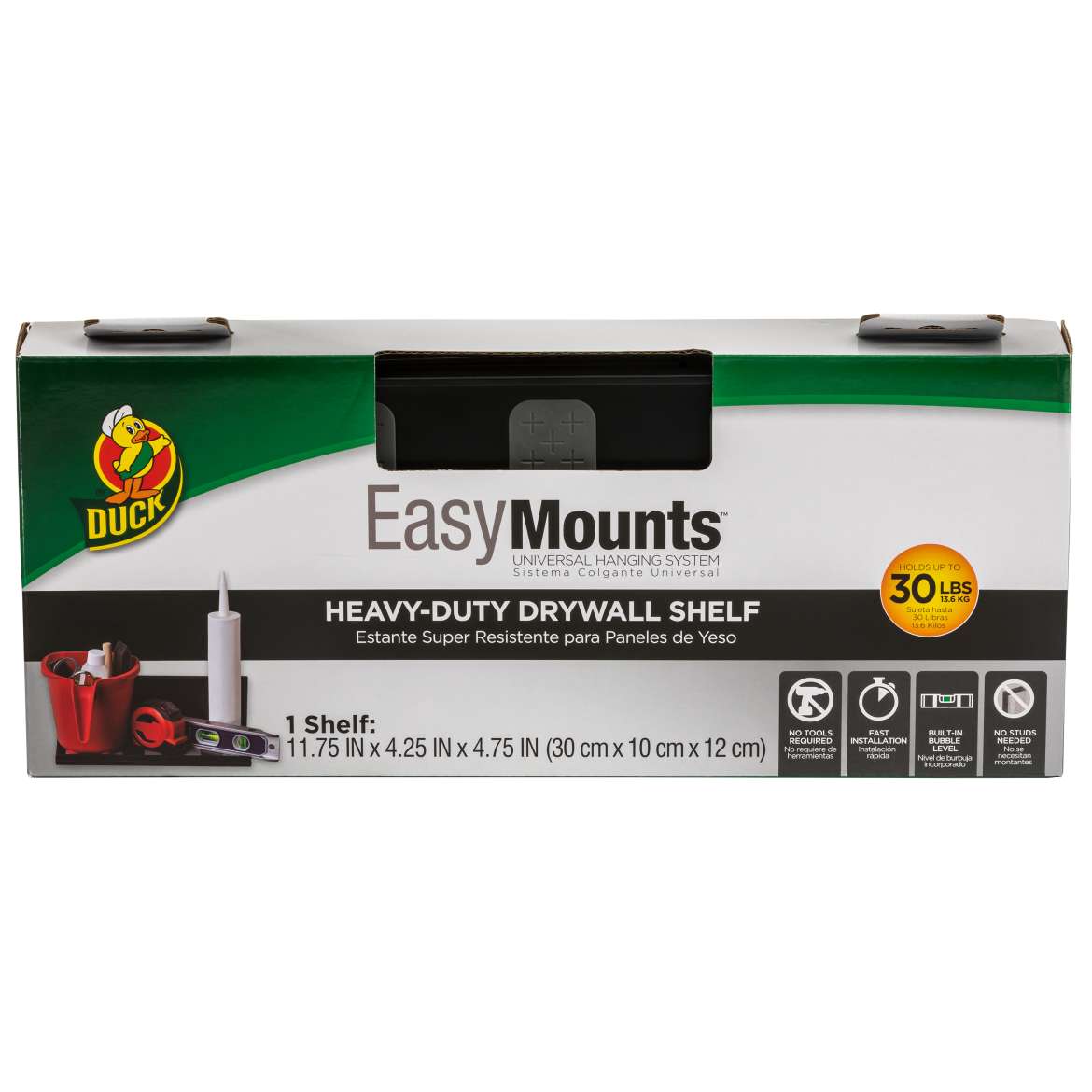 EasyMounts® Heavy-Duty Drywall Shelf