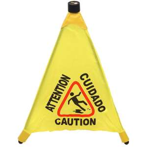 GrainBuds 20 Inch Caution Wet Safety Cone, Pop-Up Safety Cone With - View #8