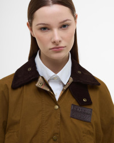 Barbour x ERDEM Trapezjacke Reversible Clover Showerproof 