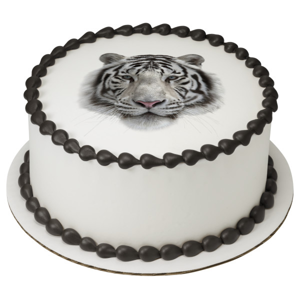 White Tiger PhotoCake® Edible Image®