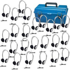 Lab Pack, 24 HA2 Personal Headphones in a Carry Case