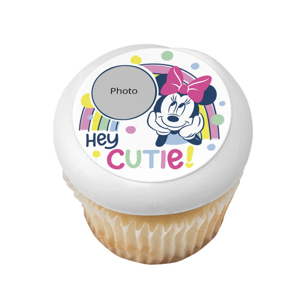 Disney Minnie Mouse Hey Cutie! PhotoCake® Edible Image® Frame