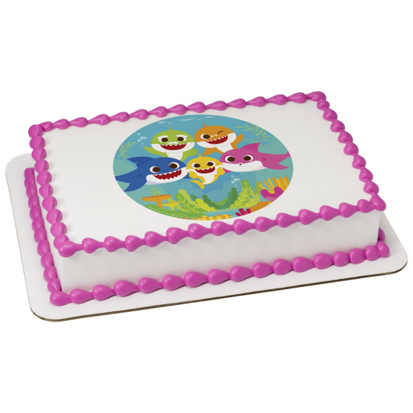 Baby Shark Ruling the Sea PhotoCake® Edible Image®