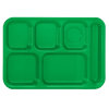 Traex® Right Handed School Tray with 6 Compartments in Green