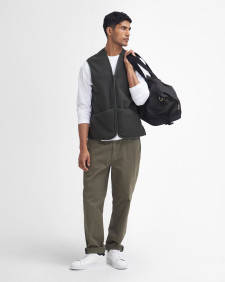 Gilet/fodera in pile caldo con cerniera 