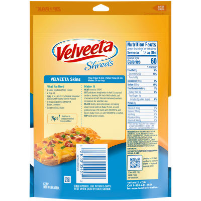 Velveeta Shreds Original Shredded Cheese, 8 oz Bag