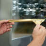 Unger, GoldenClip, 12", Brass Squeegee Channel