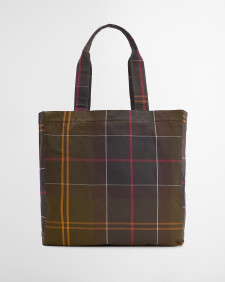 Borsa tote Telfield in tartan 