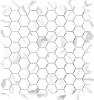 Mayfair Statuario Venato 1¼” Hexagon Mosaic