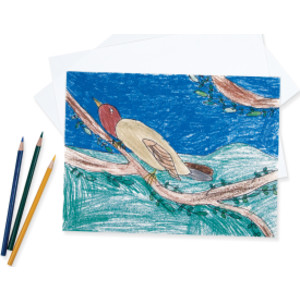 Drawing Paper, Medium Weight, White, 18" x 24", 500 Sheets