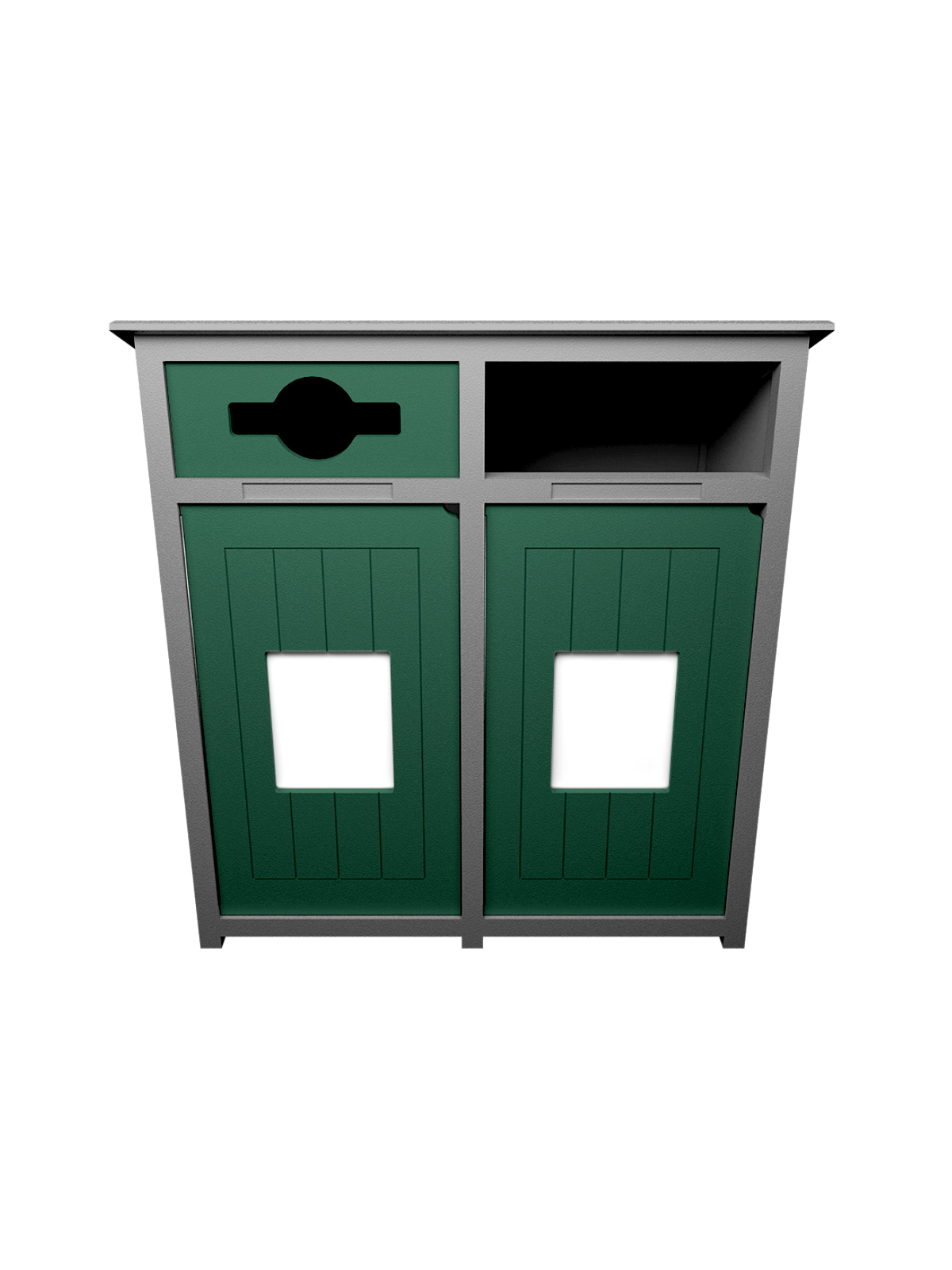 AURA – Double – Unit – Mixed-Full – Grey-Green