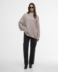 Kaia Funnel-Neck Jumper Oat