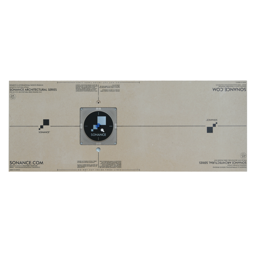 5/8IN GYPSUM MOUNTING PLATFORM AS DISCREET FOR BPS6 OR AS38RS ROUND (1 EACH)