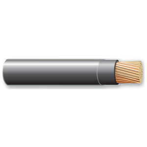 Building Wire, THHN, Nylon, 6 AWG Stranded, 1-Conductor, 600V, Black, 500 ft.