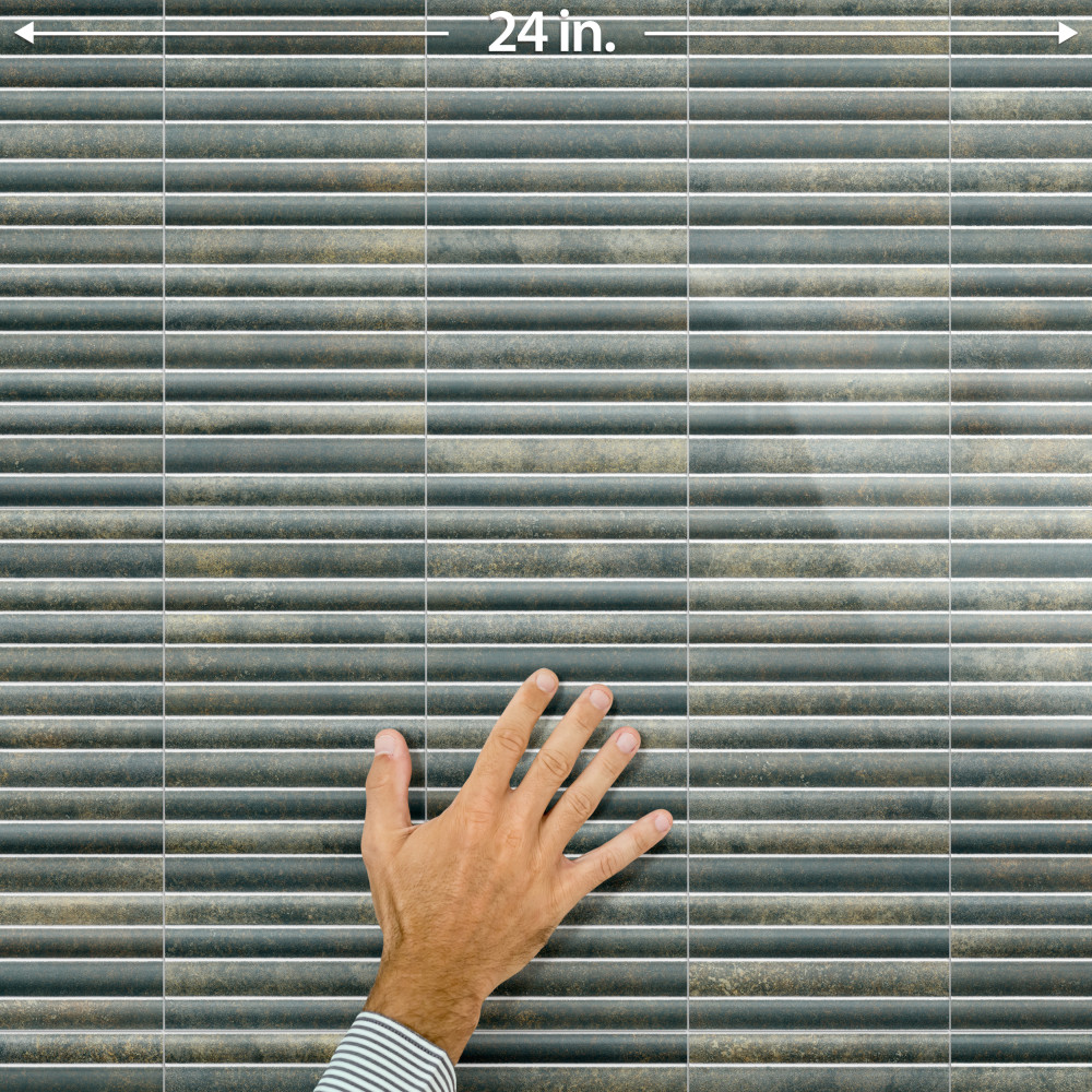 Rubik Verde 5-7/8 in. x 11-3/4 in. Ceramic Wall Tile