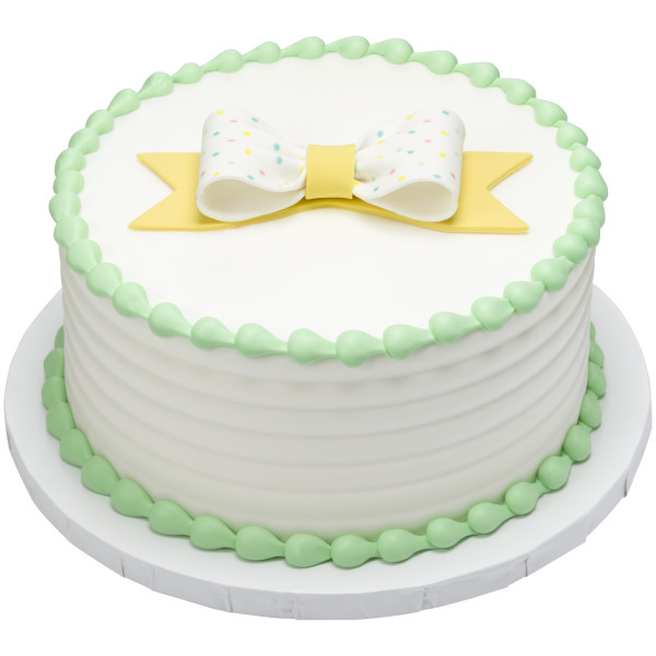 Pastel Dots Assortment Gum Paste Bows