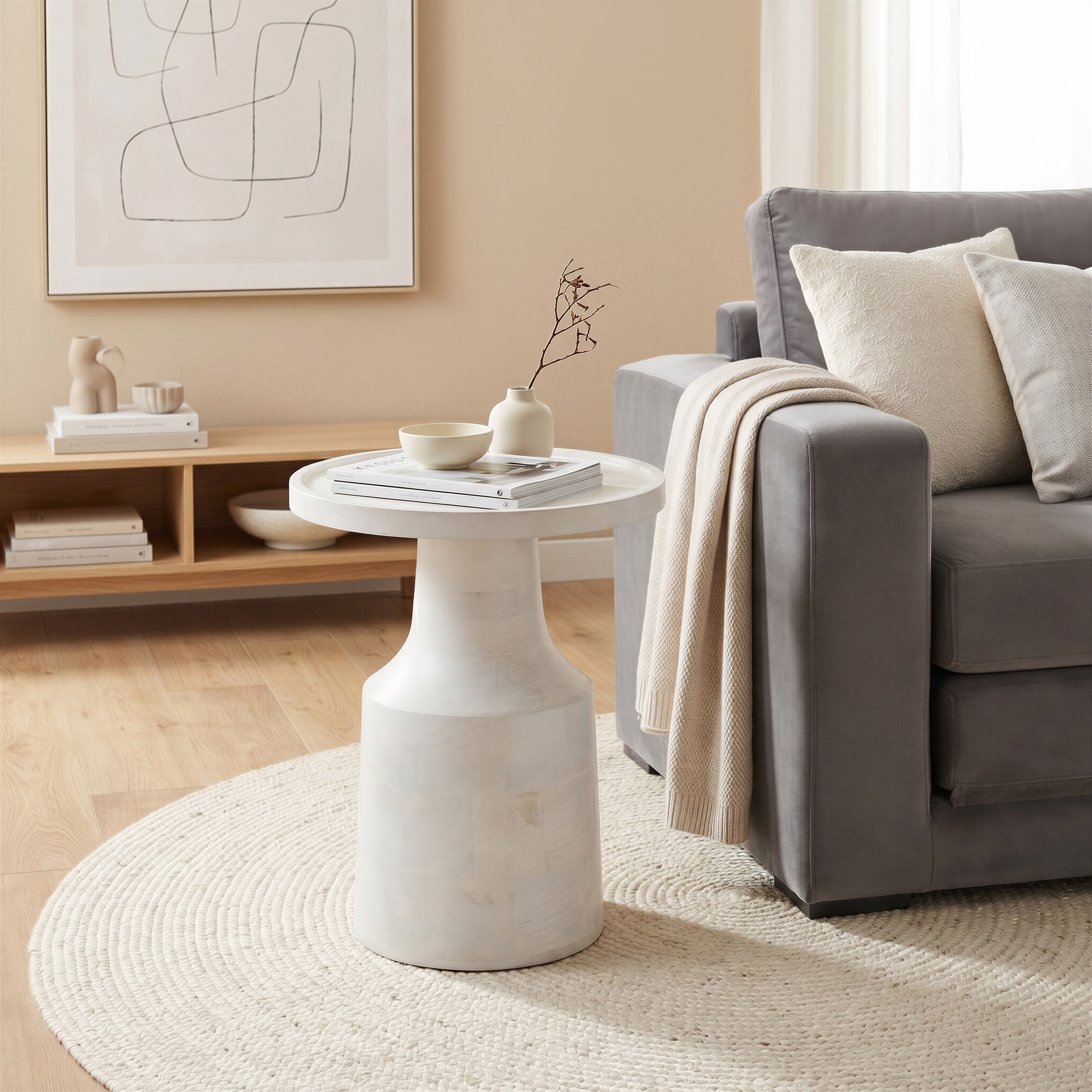Cala Side Table White product image
