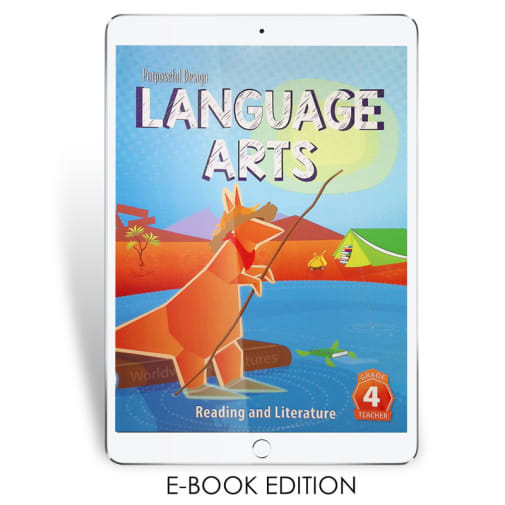 Purposeful Design Language Arts: Grade 4 Reading and Literature Teacher Edition E-Book (1-year subscription)