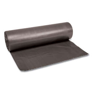 Boardwalk,  LLDPE Liner, 56 gal Capacity, 43 in Wide, 47 in High, 1.1 Mils Thick, Gray