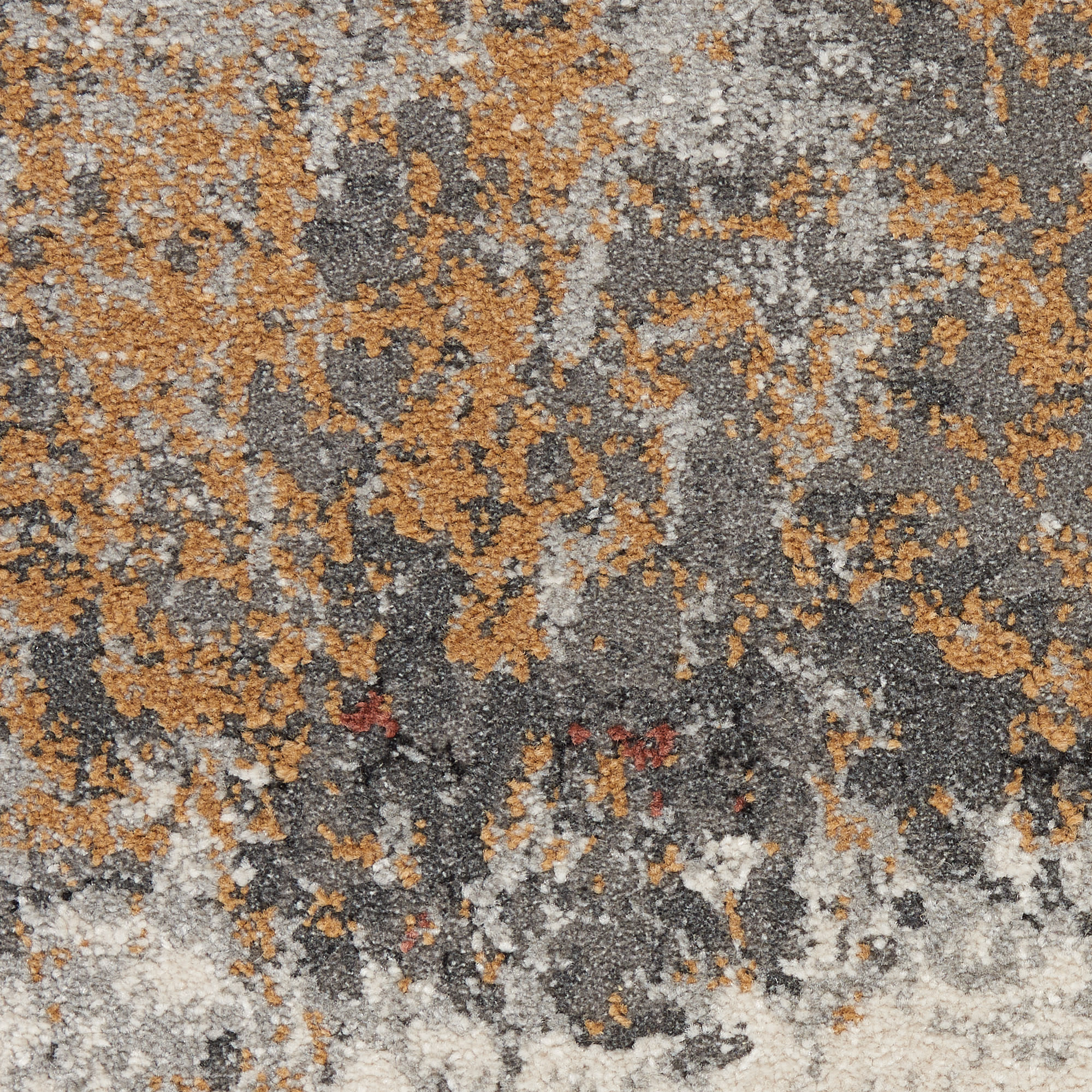 Nourison Tangra 7'10" x 9'10" Grey Multicolor Modern Indoor Rug