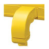 Fiber Raceway Fitting, Side Drop-Off Kit, 4 x 4 in, Plastic, Yellow