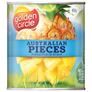 golden circle® australian pineapple pieces in syrup 450g image