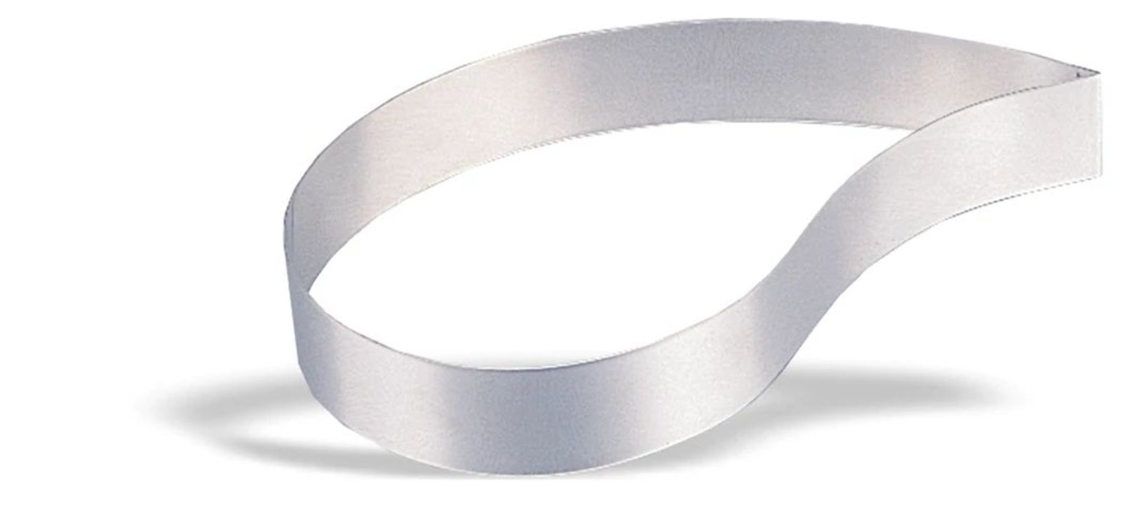 Molde forma lágrima de acero inoxidable