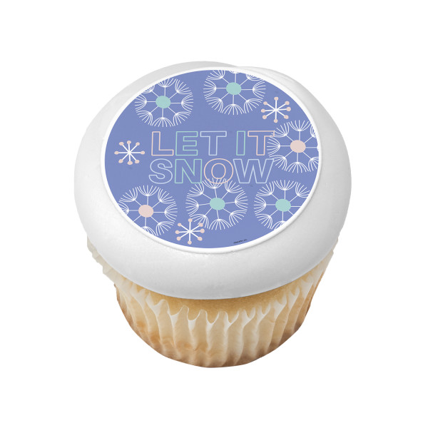 Let It Snow PhotoCake® Edible Image®