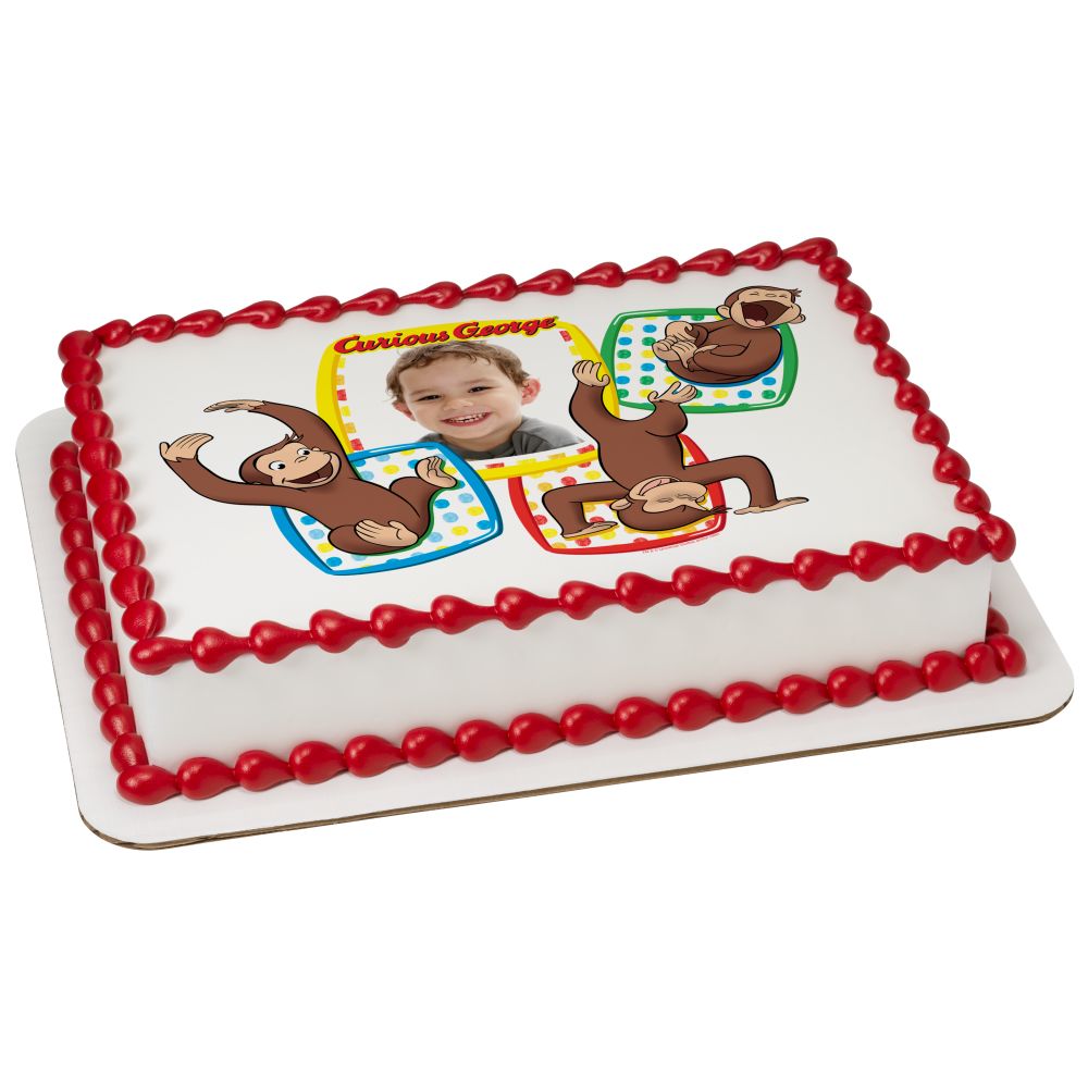 Image Cake Curious George® Monkeying Around