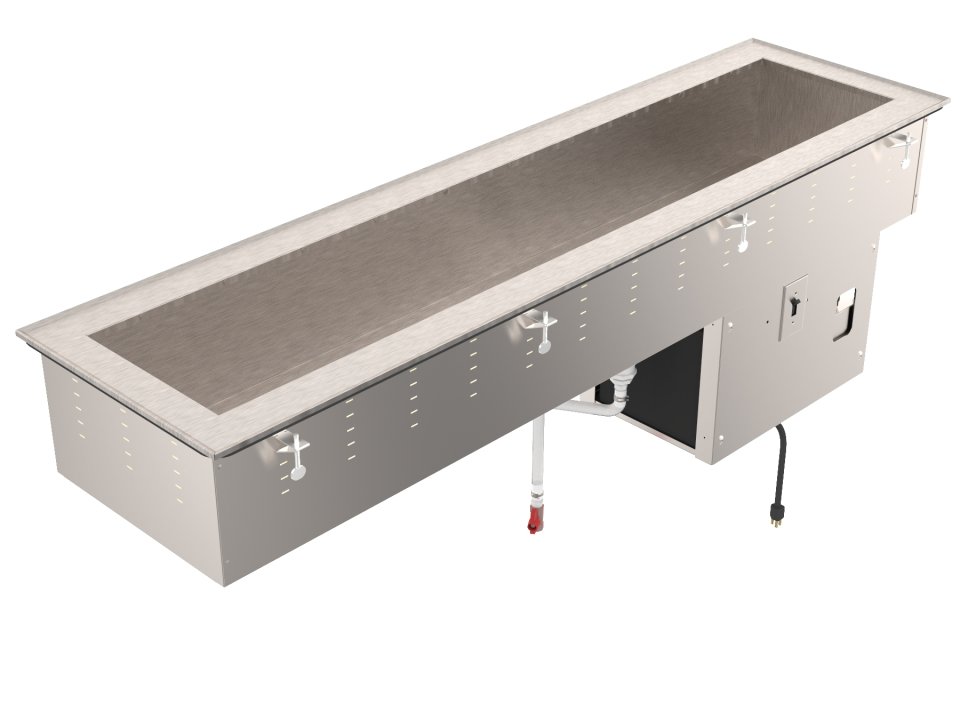 120 Volt Three-Pan Refrigerated Short Side Drop Ins
