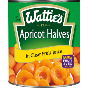 Wattie's® Apricot Halves in Clear Fruit Juice 2.95kg image